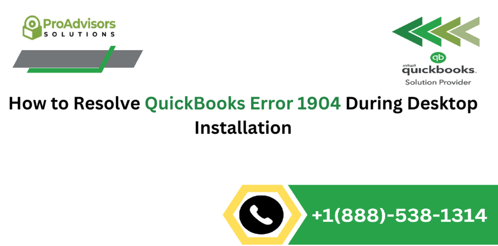 QuickBooks Error 1904