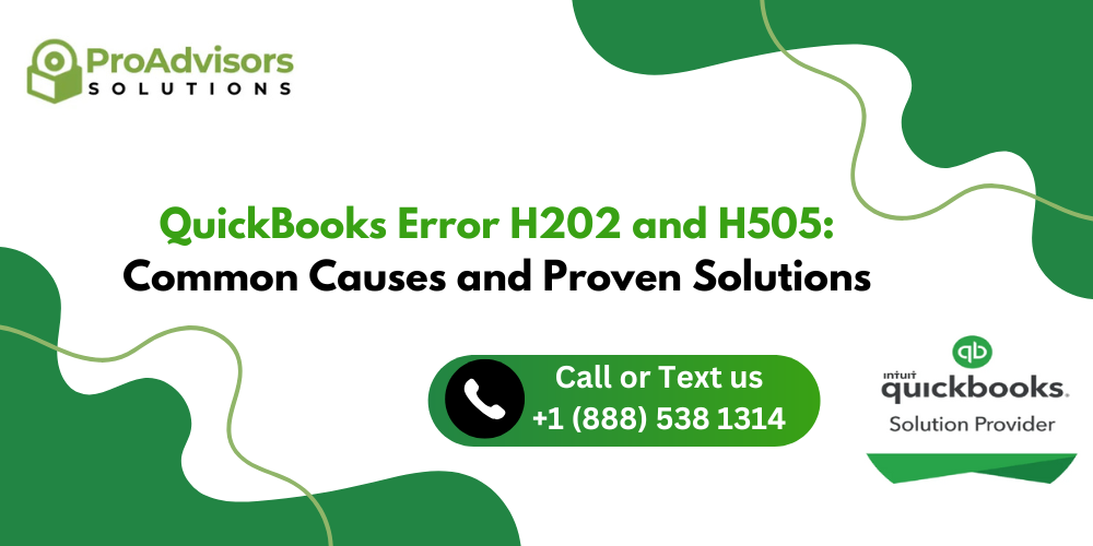 QuickBooks Error H202 and H505: Common Causes & Proven Solutions