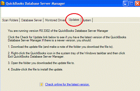 QuickBooks Database Server Manager