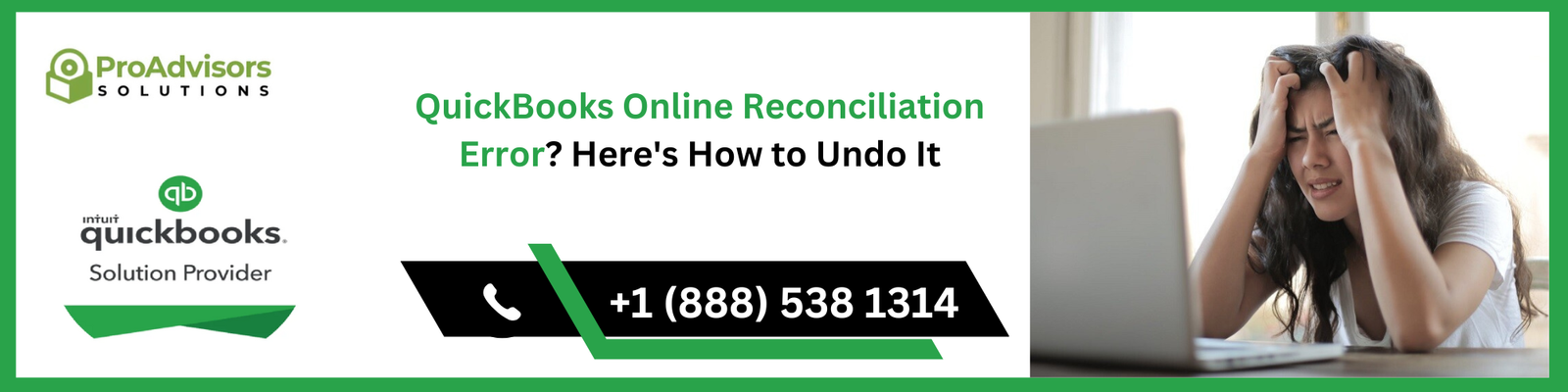 QuickBooks Online Reconciliation Error