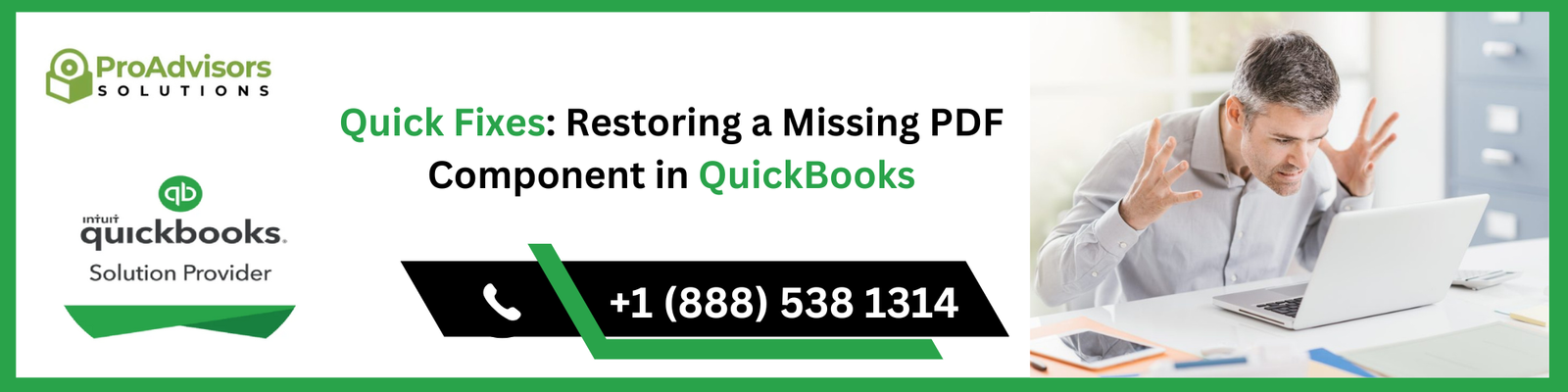 Quick Fixes: Restoring a Missing PDF Component in QuickBooks