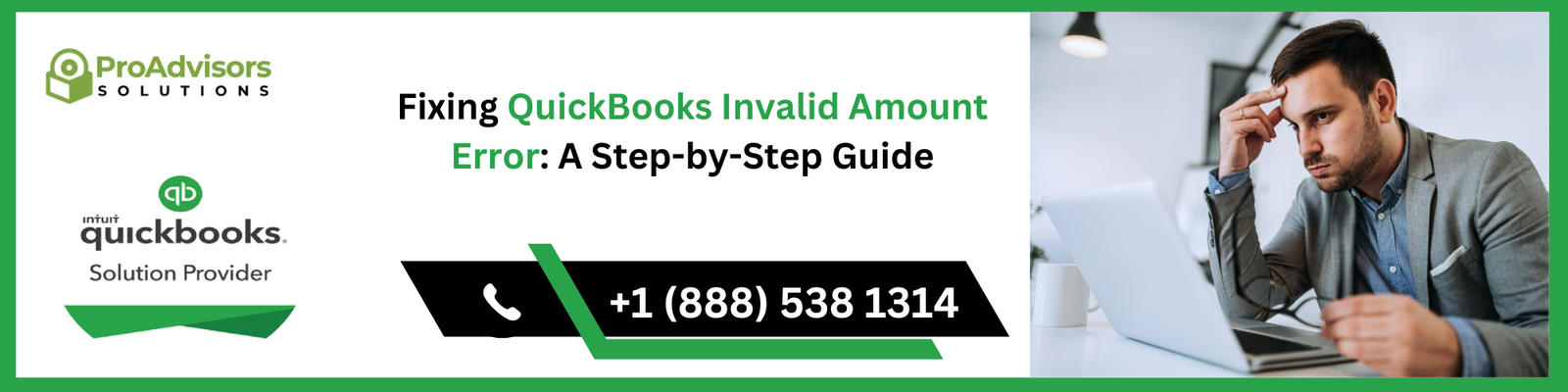 QuickBooks invalid amount error