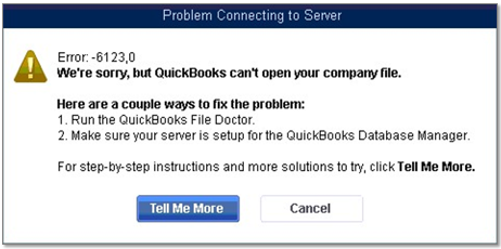 QuickBooks Error 6123